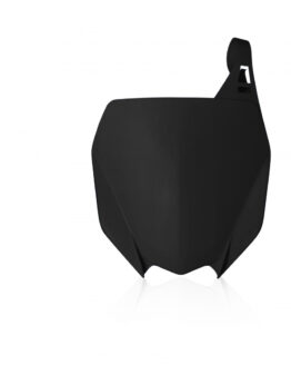 Front Number Plate - Black