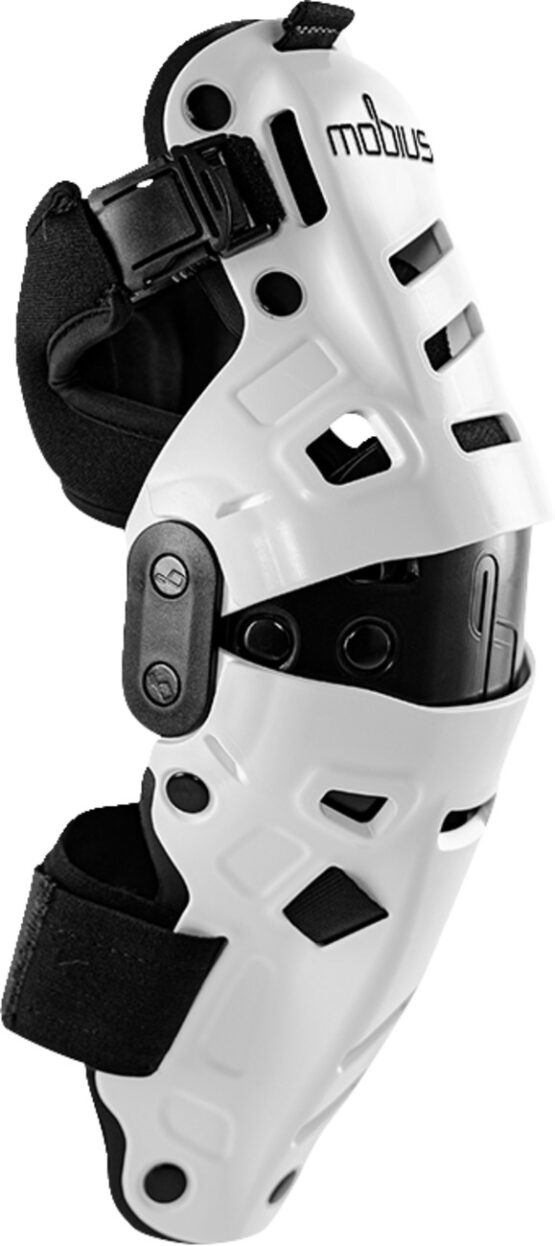 Mobius X8H Hybrid Knee Support 2XS/XS White Black Adult - Image 2