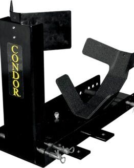 Condor SC-2000 Pit Stop Trailer Wheel Chock Stand Black