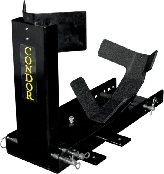 Condor SC-2000 Pit Stop Trailer Wheel Chock Stand Black