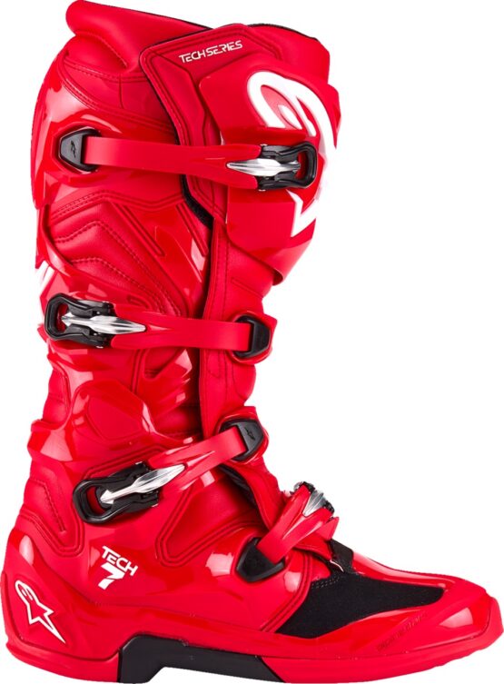 Alpinestars Tech 7 Boots Bright Red Size 13 - Image 2