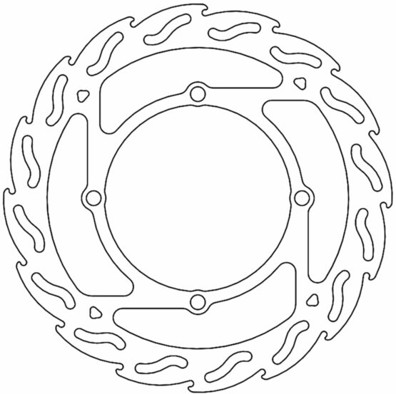 Moto-Master Flame Front Brake Rotor For Suzuki RMX450Z RMZ250 RMZ450 - Image 2