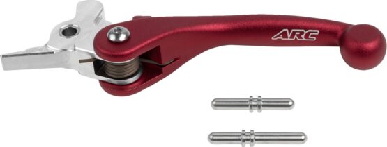 ARC Forged Shorty Folding Clutch Lever Red For KTM, Gas Gas, Husqvarna - Image 2