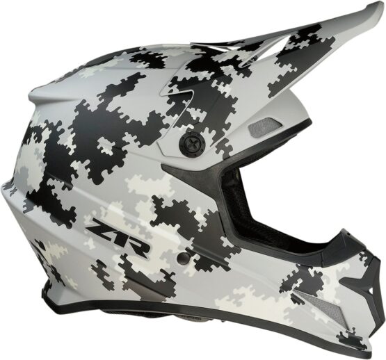 Z1R Rise Digi Camo MX Helmet 2XL Gray Unisex - Image 2
