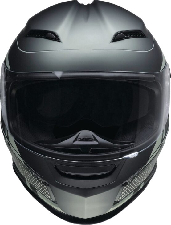 Z1R Jackal Dark Matter Helmet - Matte Silver/Green (M) - Image 2