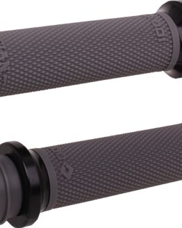 ODI Ruffian Lock-On Grips Graphite/Black for Harley Throttle-By-Wire