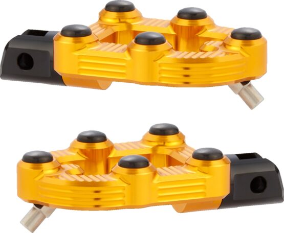 Arlen Ness MX Footpegs Gold Without Mounts