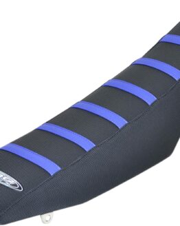 6-Rib Water Resistant Seat Cover Black/Blue