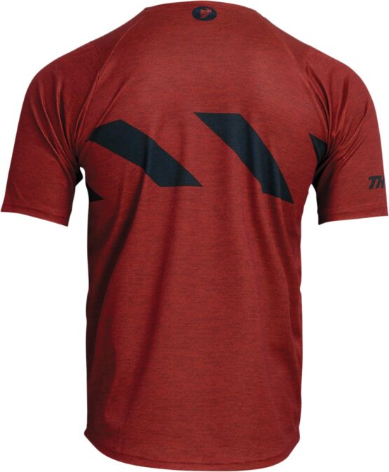 Thor Assist Hazard Short-Sleeve Jersey XL Heather Red Black Men's - Image 2