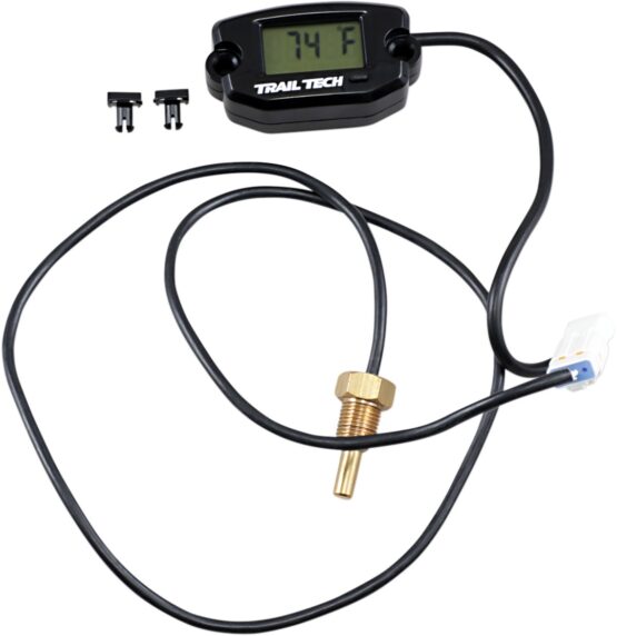 Trail Tech TTO Universal Temperature Meter Surface Mount Black 1/8-28 BSPP