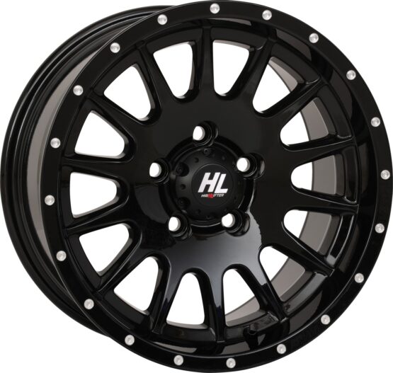 High Lifter HL25 15x7 Black Wheel 4/137 4+3 Offset Front/Rear