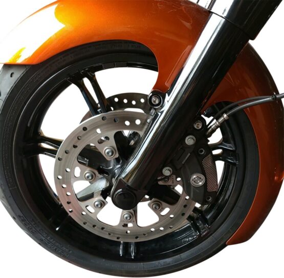 Klock Werks Flush Mount Front Axle Kit Black with Black End Caps