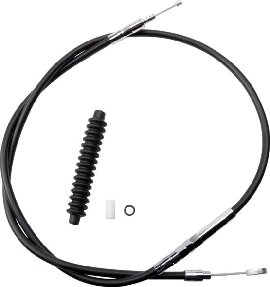 Drag Specialties Black Vinyl Clutch Cable Standard For Harley Sportster