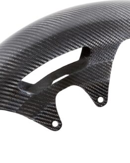 Arlen Ness Cafe Front Fender 19in Carbon Fiber Black For Harley FLHX FLTRX