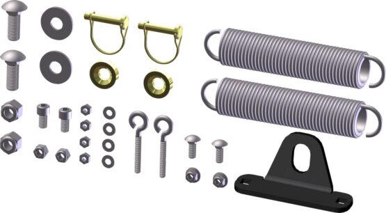 KFI ATV Plow Tube Hardware Kit for Push Tubes 105000 & 105590