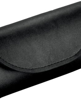Willie & Max Handlebar or Windshield Pouch Black Synthetic Leather