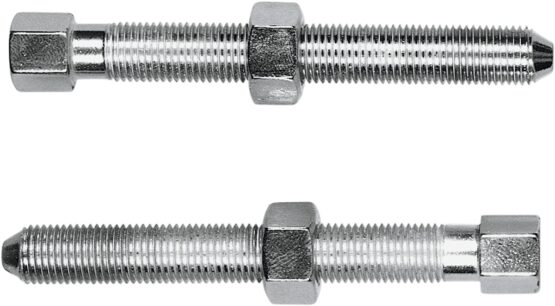 Axle Adjusters CAD Plated by Colony For 67-72 HD Electra Glide/Super Glide