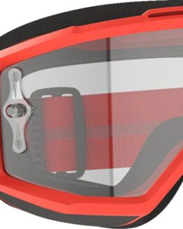 SCOTT Split OTG Goggle Dark Blue/Neon Red Clear Lens Adult