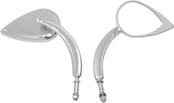 Drag Specialties Teardrop Mirror Chrome Universal Fit