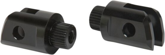 Arlen Ness Splined Footpeg Mounts Gray Fits M8 Softail