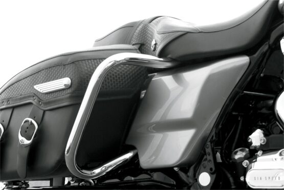 Drag Specialties Big Buffalo Saddlebag Bars Chrome For Harley FLH/FLT - Image 2