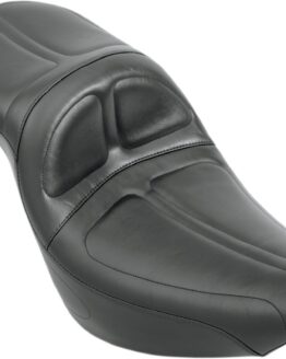 Maverick Daddy Long Legs Stitched Vinyl 2-Up Seat - Black