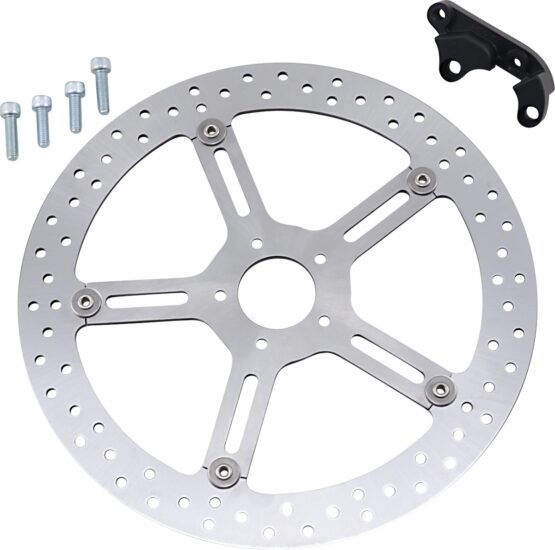 Arlen Ness Left Big Brake Front Rotor Kit Stainless Fits 2018 FXLR
