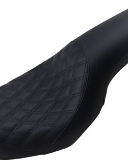 Profiler Lattice Stitched 2-Up Seat - Black