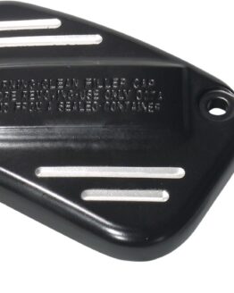 Drag Specialties Front Brake Master Cylinder Cover Black Gloss For Harley Softail