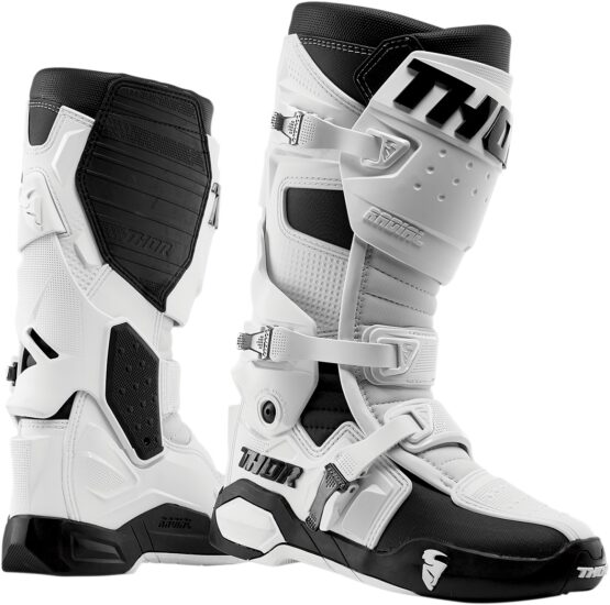 Radial Dirt Bike Boots - White Men's Size 8