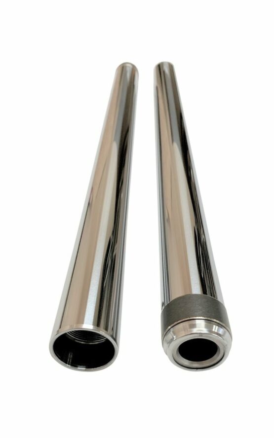 Pro-One 41mm Hard Chrome Fork Tubes 22.25in Pair For Harley-Davidson - Image 2