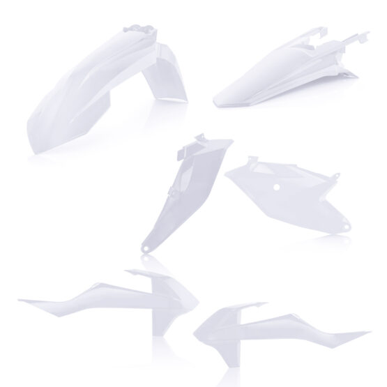 Acerbis Plastic Kit White For 18-24 KTM SX85, 21-24 GasGas MC85
