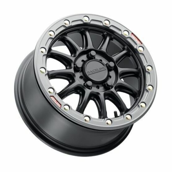 Raceline Alpha Beadlock 15x7 5x114.3 +25 Black Gunmetal Ring Wheel - Image 2