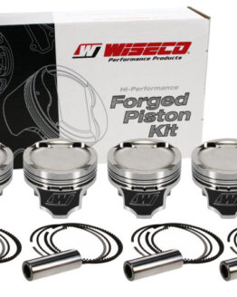 Wiseco -12cc 81.0MM Piston Kit Fits Honda B18 LS VTEC Acura Turbo