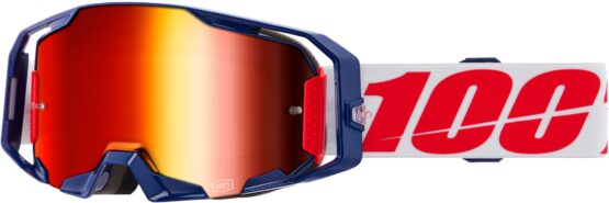 100 Percent Armatic Goggle Mirror Red Lens Offroad