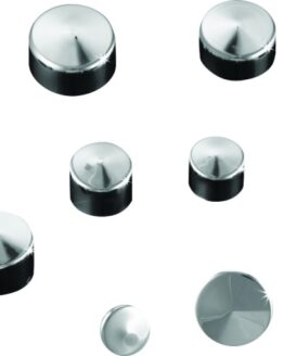 Kuryakyn Kool Kaps 3/8" Chrome Bolt Head Covers 10pk