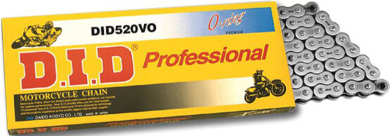 DID 520VOX104FB Professional 520VO O-Ring Chain 104 Links