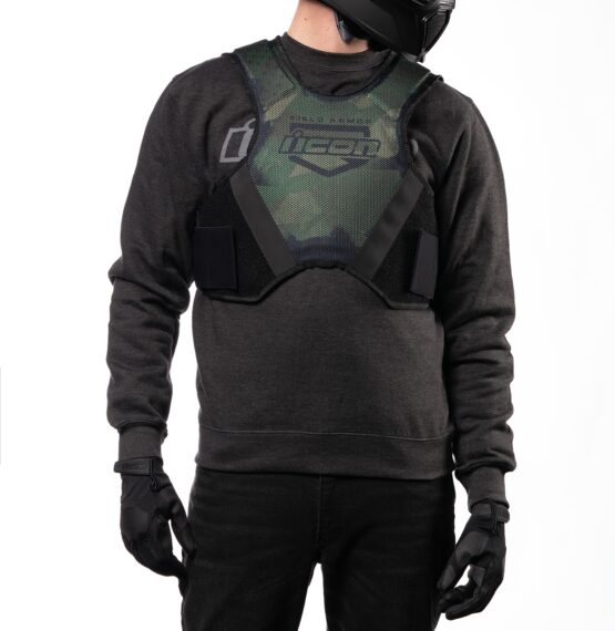 ICON Field Armor Softcore Vest S/M Green/Black - Image 2