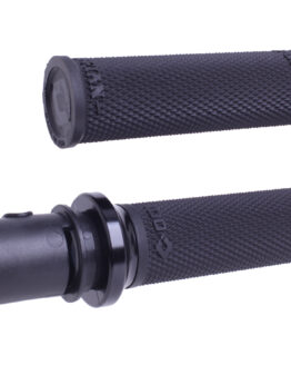 ODI Ruffian Lock-On Grips Black/Black For Harley CVO