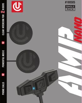 UCLEAR AMP NANO Single Kit Helmet Audio Communicator
