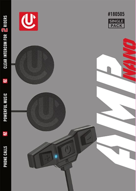 UCLEAR AMP NANO Single Kit Helmet Audio Communicator