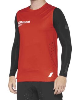 100% R-Core Concept Sleeveless Jersey Red XL
