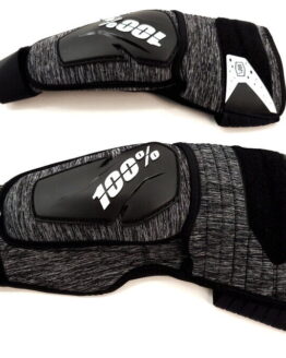 100% Fortis Elbow Guards Grey/Black SM/MD