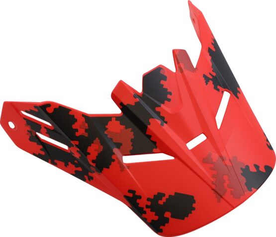 Z1R Youth Rise Helmet Visor Kit Red Digi Camo One Size