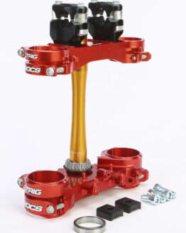 ROCS Triple Clamp 22mm Red