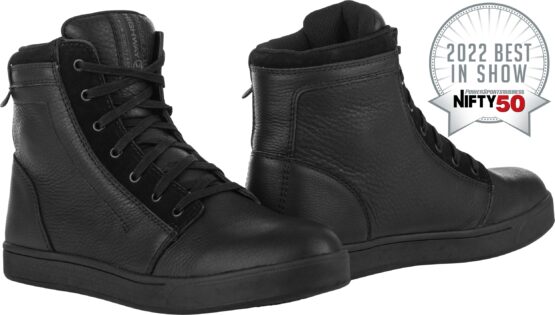 Axle Leather Waterproof Shoes Black, Size 13 - Image 2