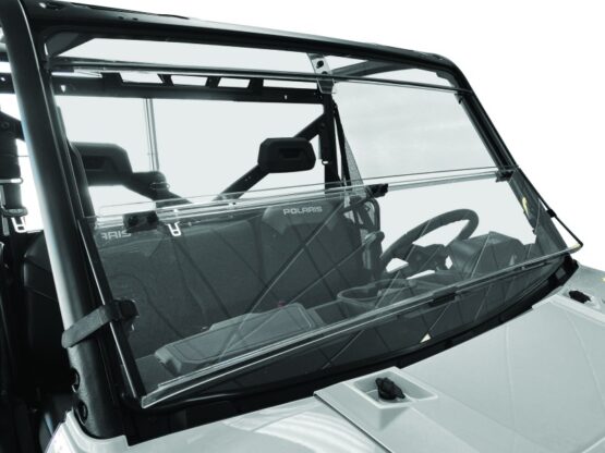 QuadBoss Windbreak Folding Windshield Fits 15-19 Polaris Ranger 1000 Diesel