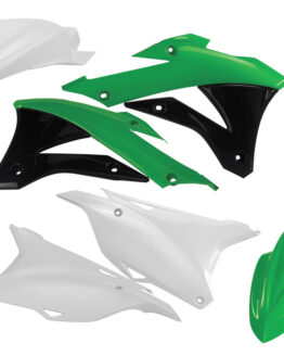 Full Plastic Kit - White/Green/Black Original 2014