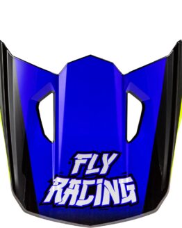 Fly Racing Youth Kinetic Scorched Helmet Visor Blue/Grey/Hi-Vis