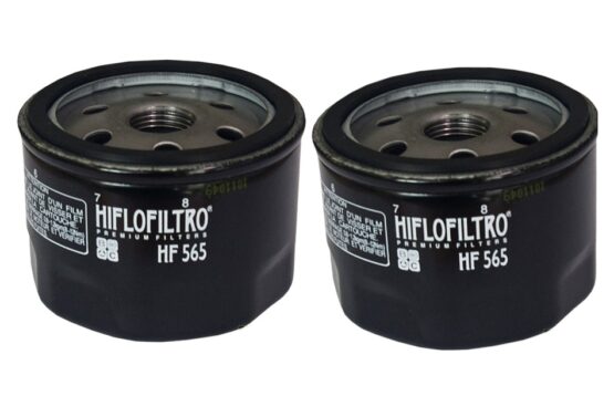 HF565 Oil Filter - Black - 2 Pack